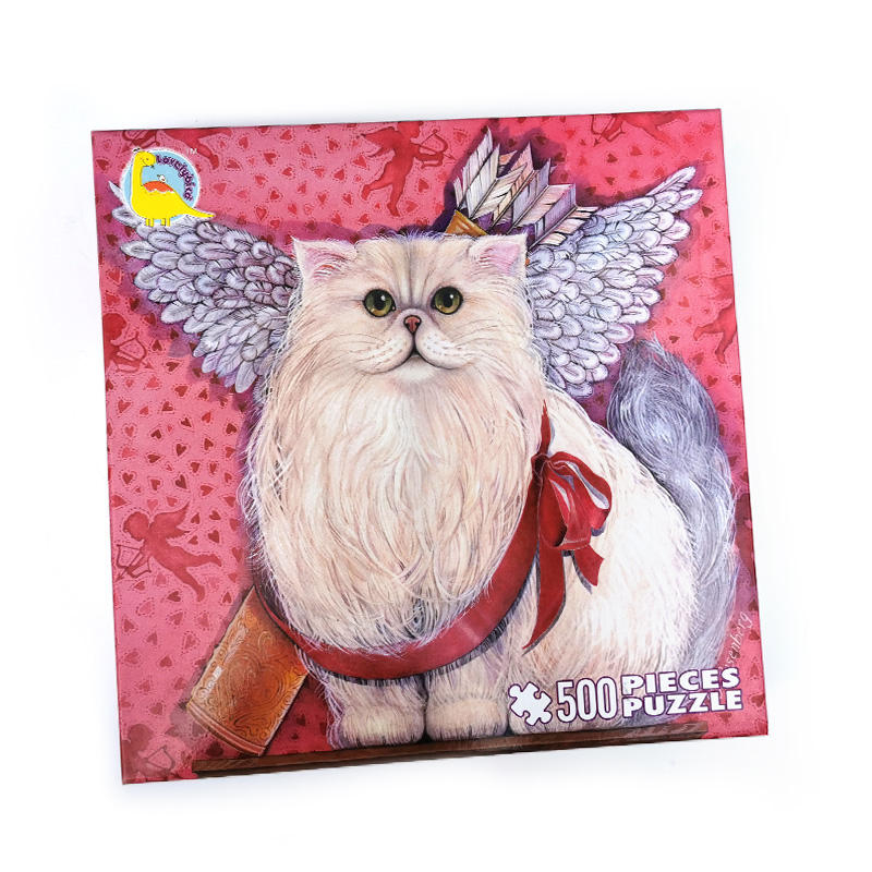 Fabrik Großhandel Weißer Karton 500 1000 Stück Stanzformen Puzzles für Kinder und Erwachsene