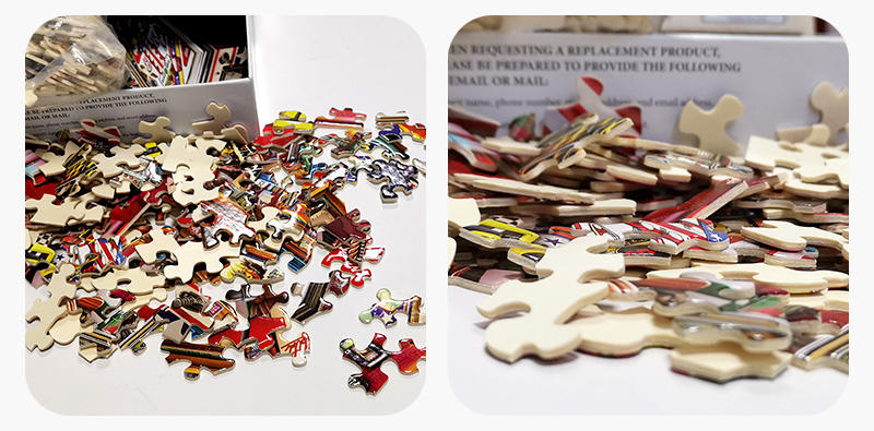 Großhandelsfabrik Fertigen Sie Erotikspiele Holz 1000 Teile Puzzle An