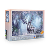 Fabrikproduktion Groß- und Einzelhandel weißes Kartonpapier Mini-Puzzle pädagogisches Spielzeug 1000-teiliges Puzzle
