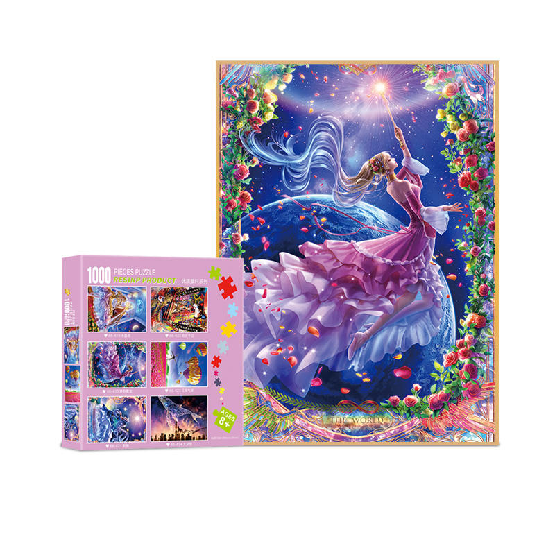 Hochwertiges Lernspielzeug, großes Stück Kunststoff-Sublimations-Puzzle für Erwachsene