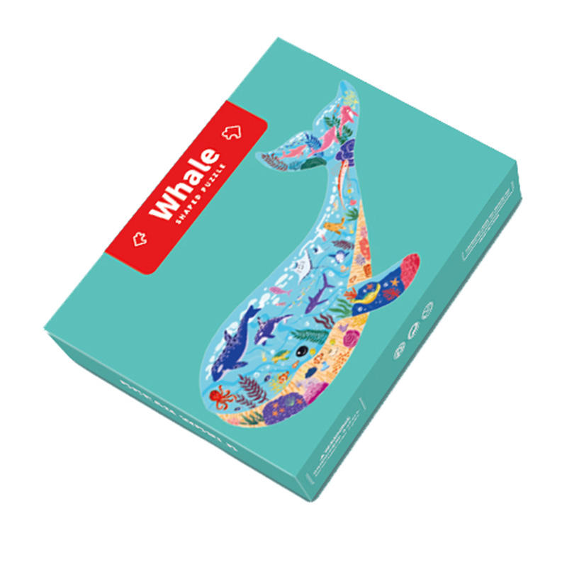 Hochwertiges benutzerdefiniertes 50-teiliges niedliches Papierpuzzle für Kinder