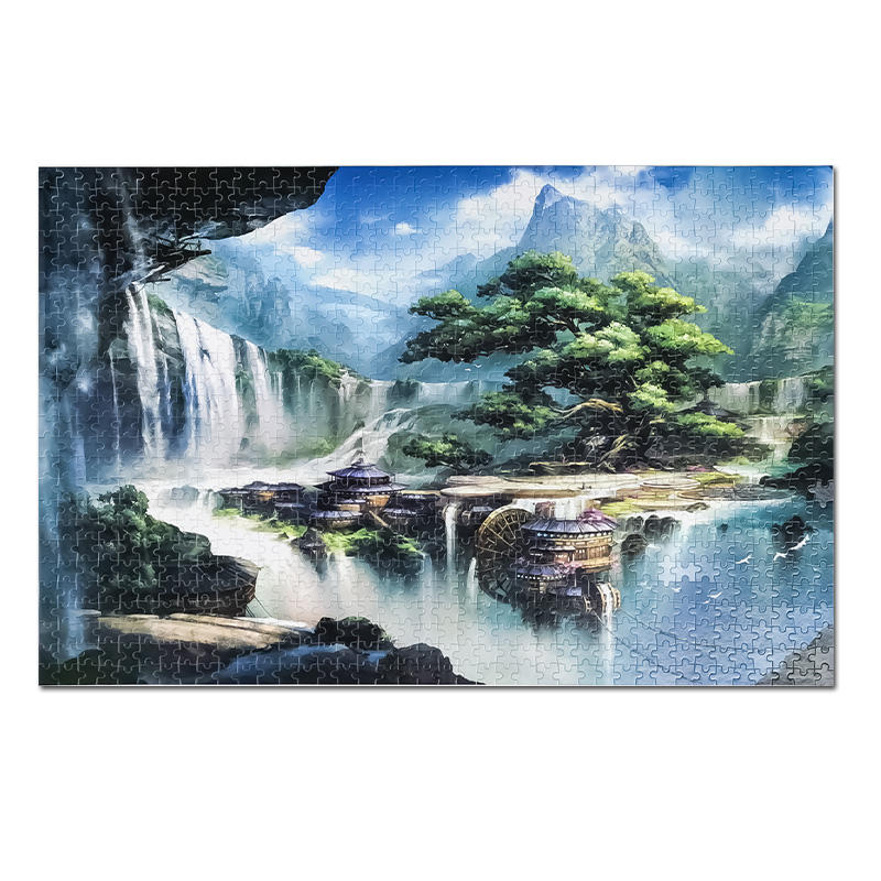 Großhandel kundenspezifisches Bild 1000-teiliges Holzpuzzle für Erwachsene Halter
