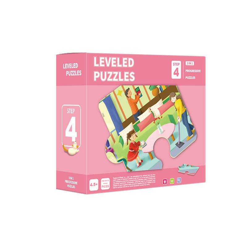 Fabrik Billig verschiedene Ebenen Kundenspezifisches Design Tier billig 100 200 Teile Puzzle