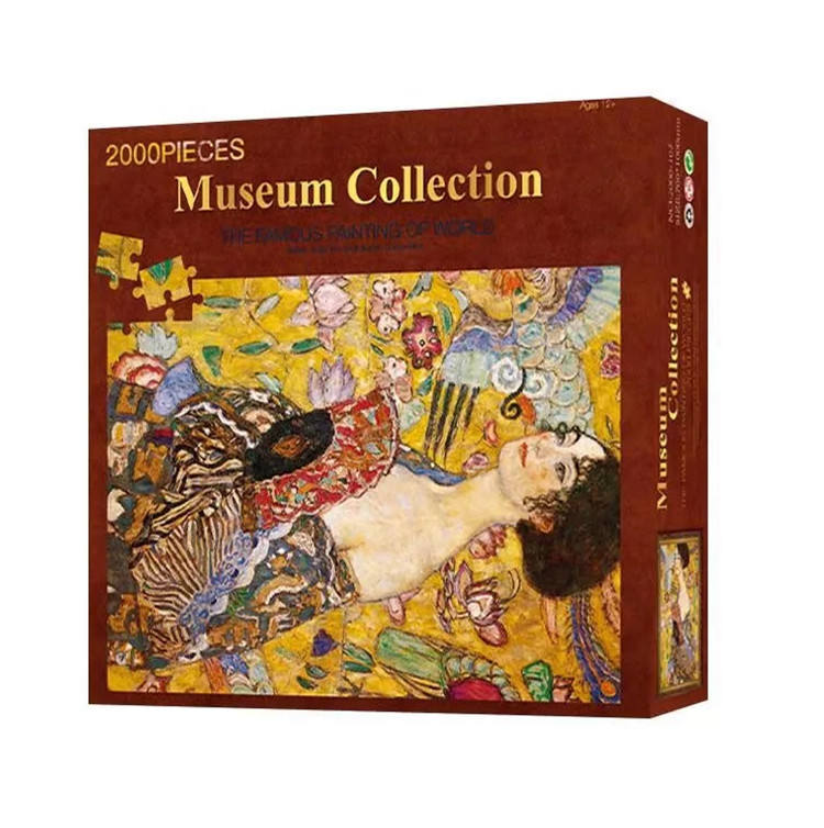 Benutzerdefiniertes 2000-teiliges berühmtes Gemälde-Puzzle 2000-teiliges Puzzle-Brett für Geschenke für Erwachsene