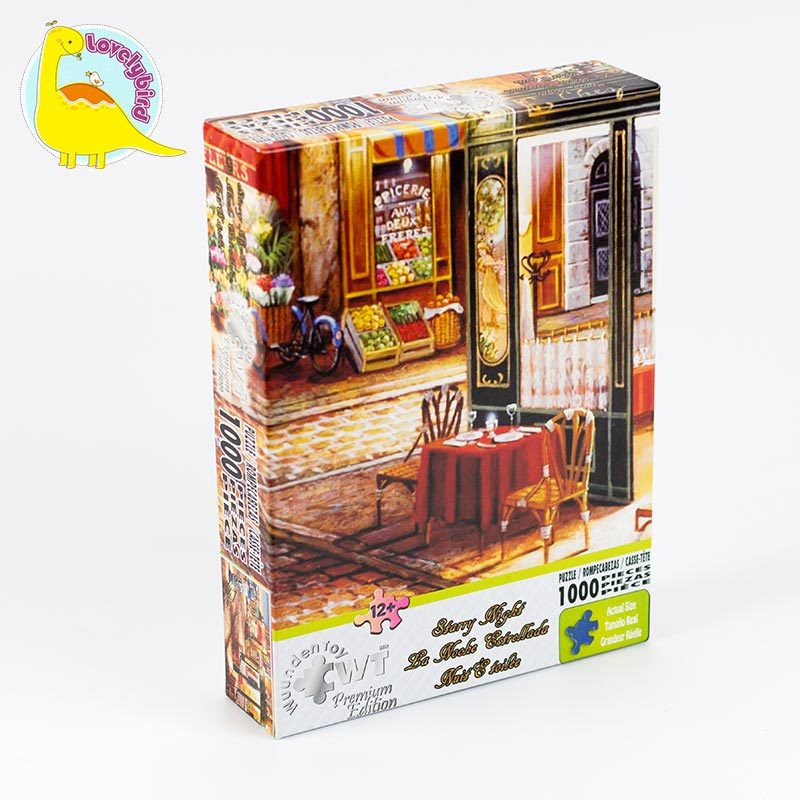 Bunte Ansicht 1000-Teile-Puzzle
