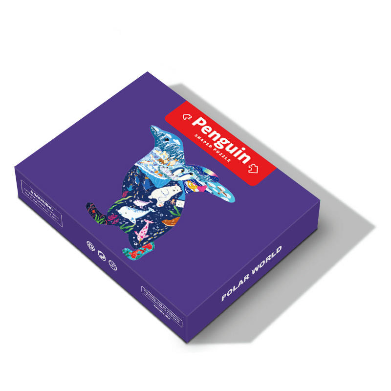 Individuelle Puzzles für Kinder Kinder Tierdesign 100-teiliges Papier-Karton-Puzzle