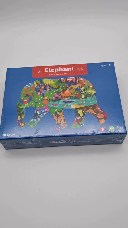 2022 Großhandelspapierpapptierpuzzlespielzeug mit wettbewerbsfähigem Preispuzzle für Kinder