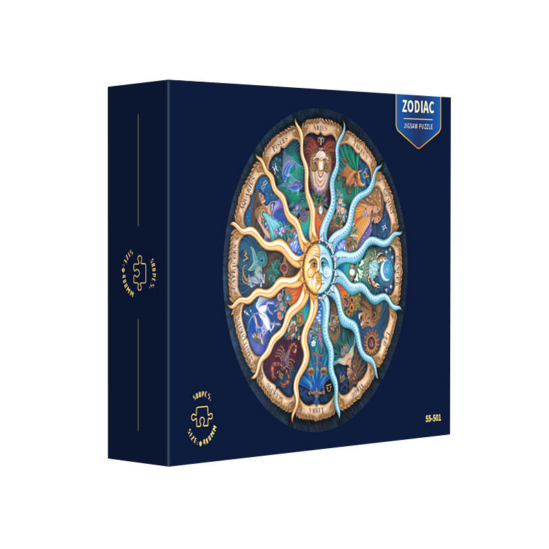 Großhandel Custom Diy Puzzle Games Runder guter Preis Kartonpuzzle 500 Teile