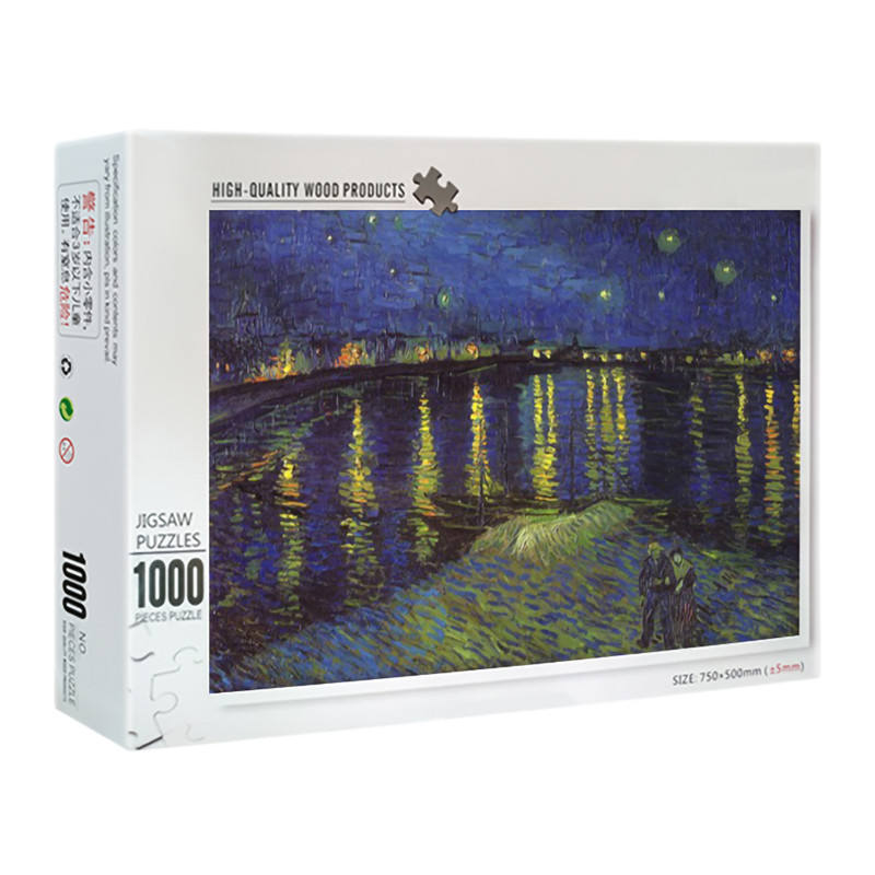 2021 Neupreis Hochwertiges benutzerdefiniertes Puzzle 1000 Stück Holzspielzeug Spiele Puzzles für Erwachsene